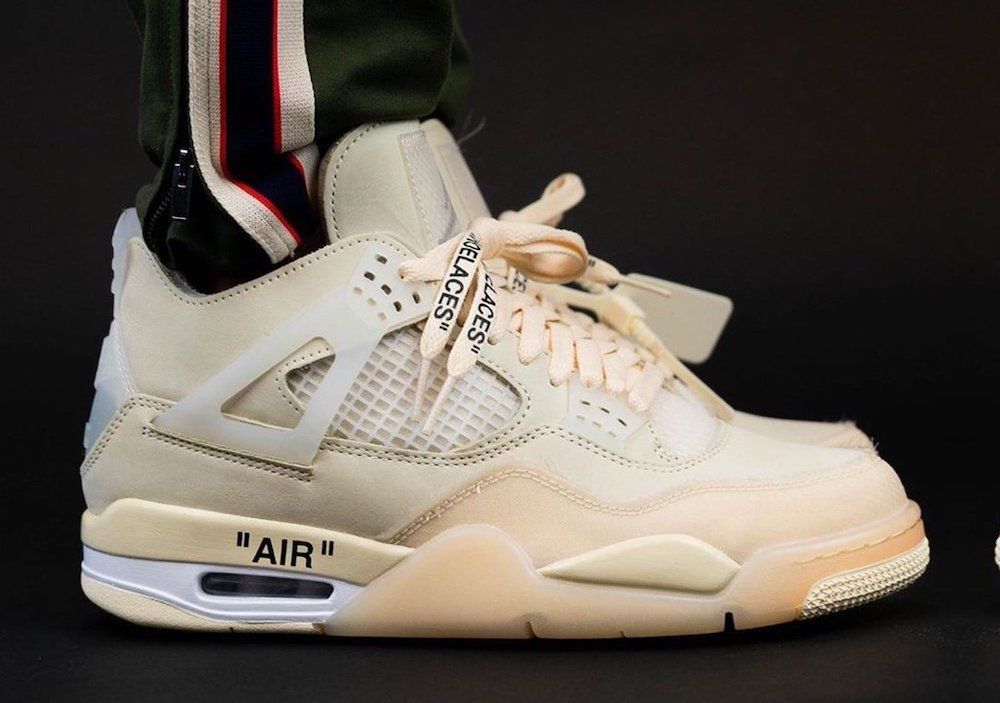 【スニダンで購入可】7/25発売 OFF-WHITE × NIKE WMNS AIR JORDAN 4 SP WMNS "SAIL" 抽選/定価/販売店舗まとめ 19枚目