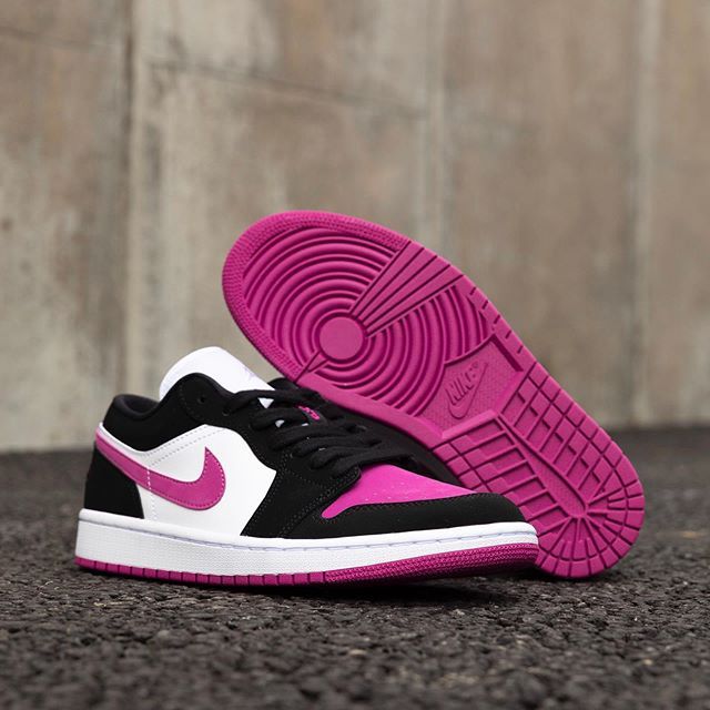 【販売リンクあり】7/1発売 NIKE WMNS AIR JORDAN 1 MID MAGENTA 抽選/定価/販売店舗あり 3枚目