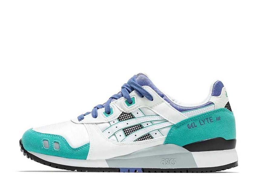 Asics gel lyte iii blue best sale white