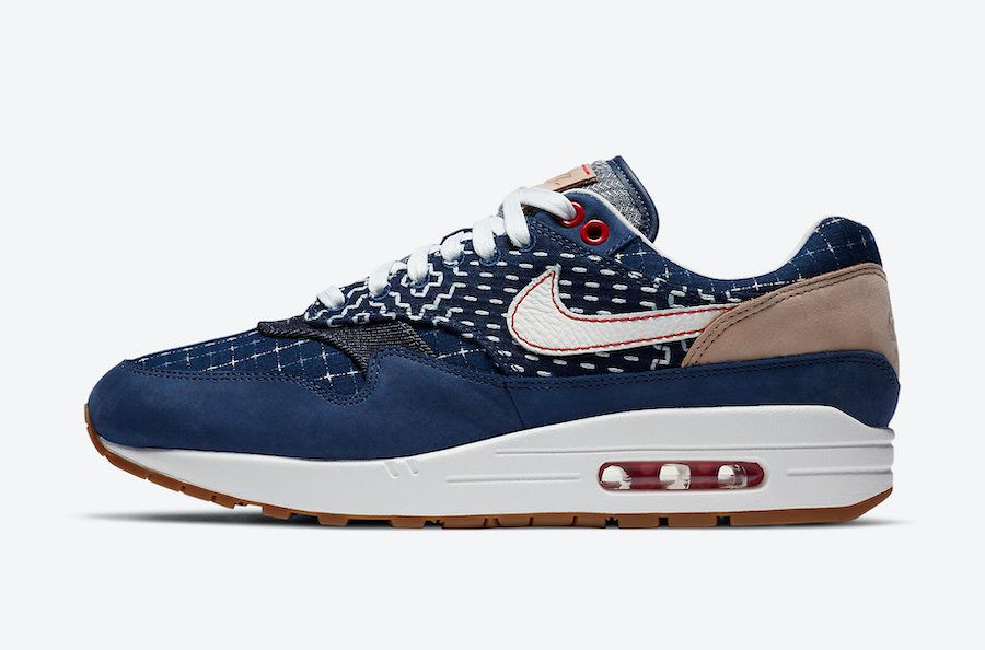 【スニダンで購入可】DENHAM × NIKE AIR MAX 1 "BLUE VOID" 抽選/定価/販売店舗まとめ 9枚目