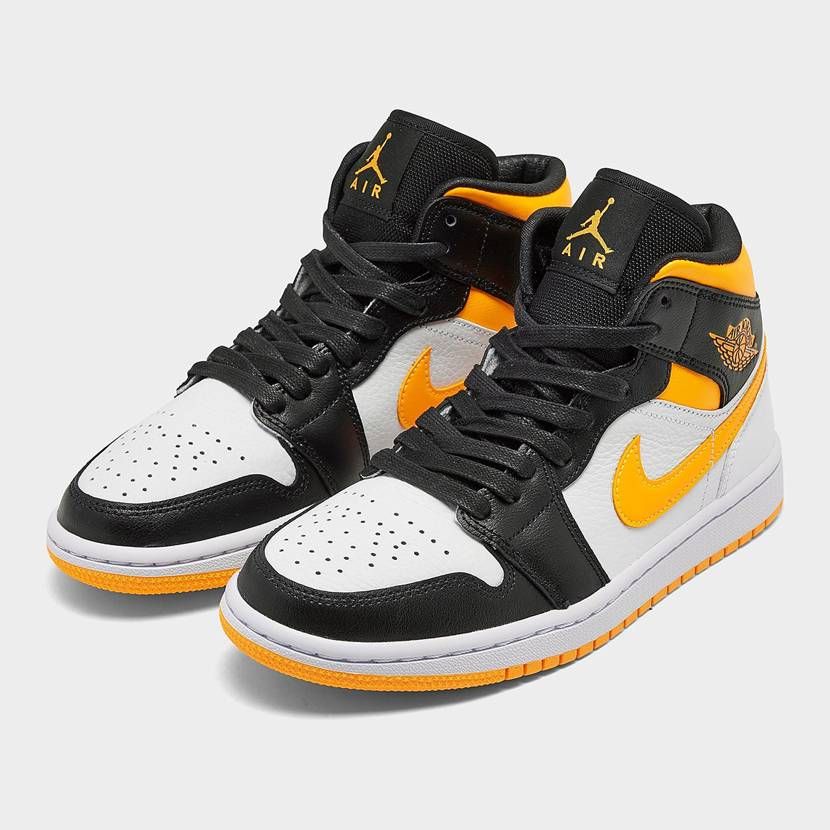 【販売リンクあり】7/18発売 NIKE WMNS AIR JORDAN 1 MID SE "LASER ORANGE BLACK" 抽選/定価/販売店舗まとめ 4枚目