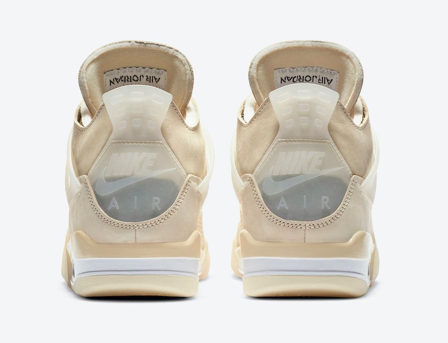 【スニダンで購入可】7/25発売 OFF-WHITE × NIKE WMNS AIR JORDAN 4 SP WMNS "SAIL" 抽選/定価/販売店舗まとめ 7枚目