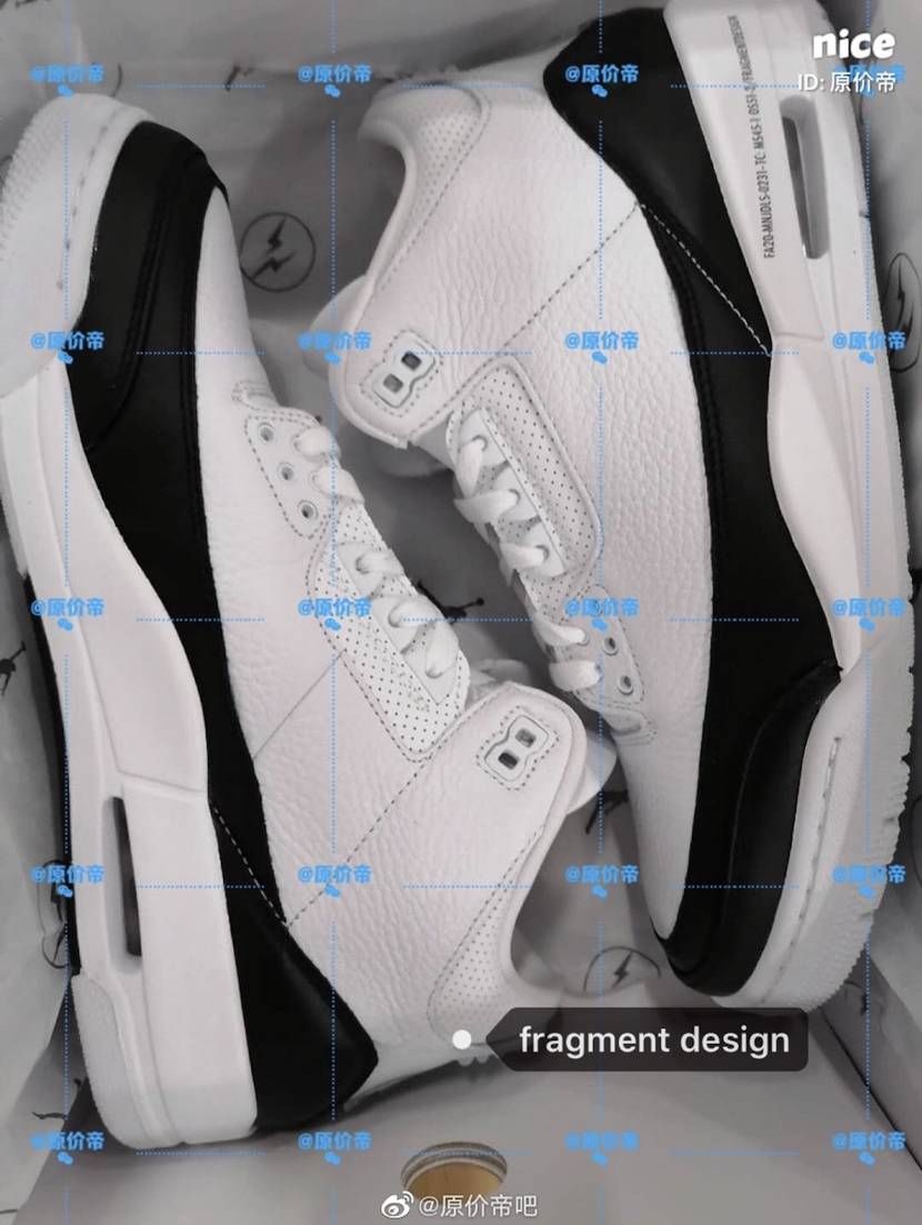 【スニダンで購入可】FRAGMENT ×  NIKE AIR JORDAN 3 "WHITE/BLACK" 抽選/定価/販売店舗まとめ 52枚目