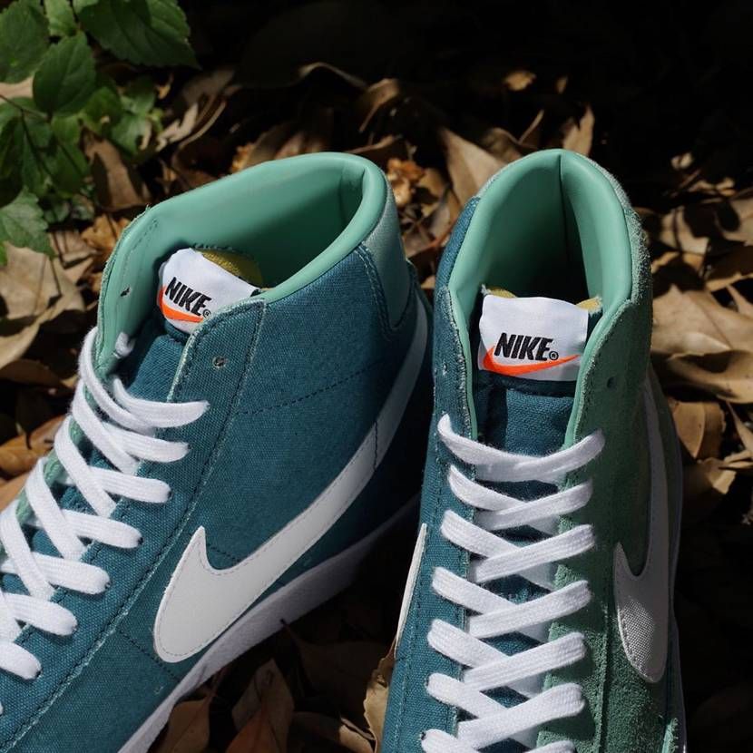 【スニダンで購入可】7/13発売 NIKE BLAZER MID ’77 VNTG SUEDE MIX "HEALING JADE" 抽選/定価/販売店舗まとめ 3枚目