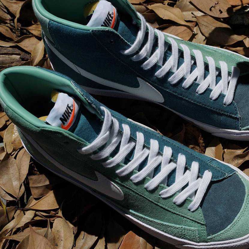 【スニダンで購入可】7/13発売 NIKE BLAZER MID ’77 VNTG SUEDE MIX "HEALING JADE" 抽選/定価/販売店舗まとめ 2枚目