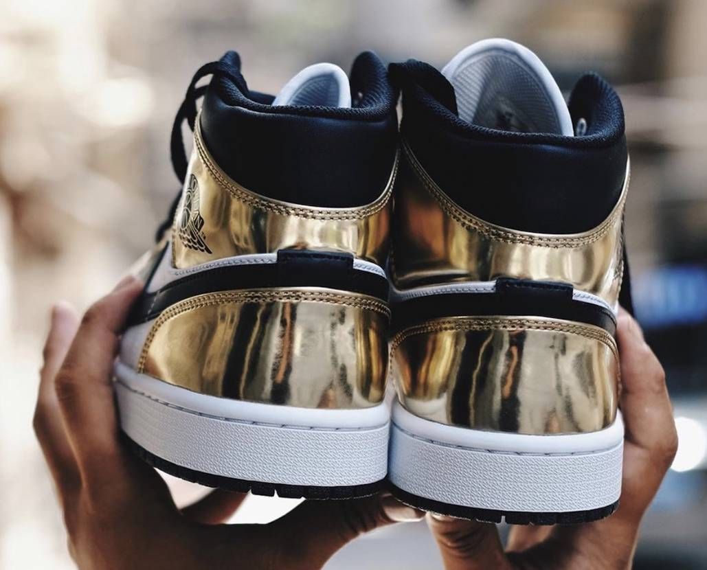 【11/13発売】NIKE AIR JORDAN 1 MID SE "METALLIC GOLD" 抽選/定価/販売店舗まとめ 13枚目