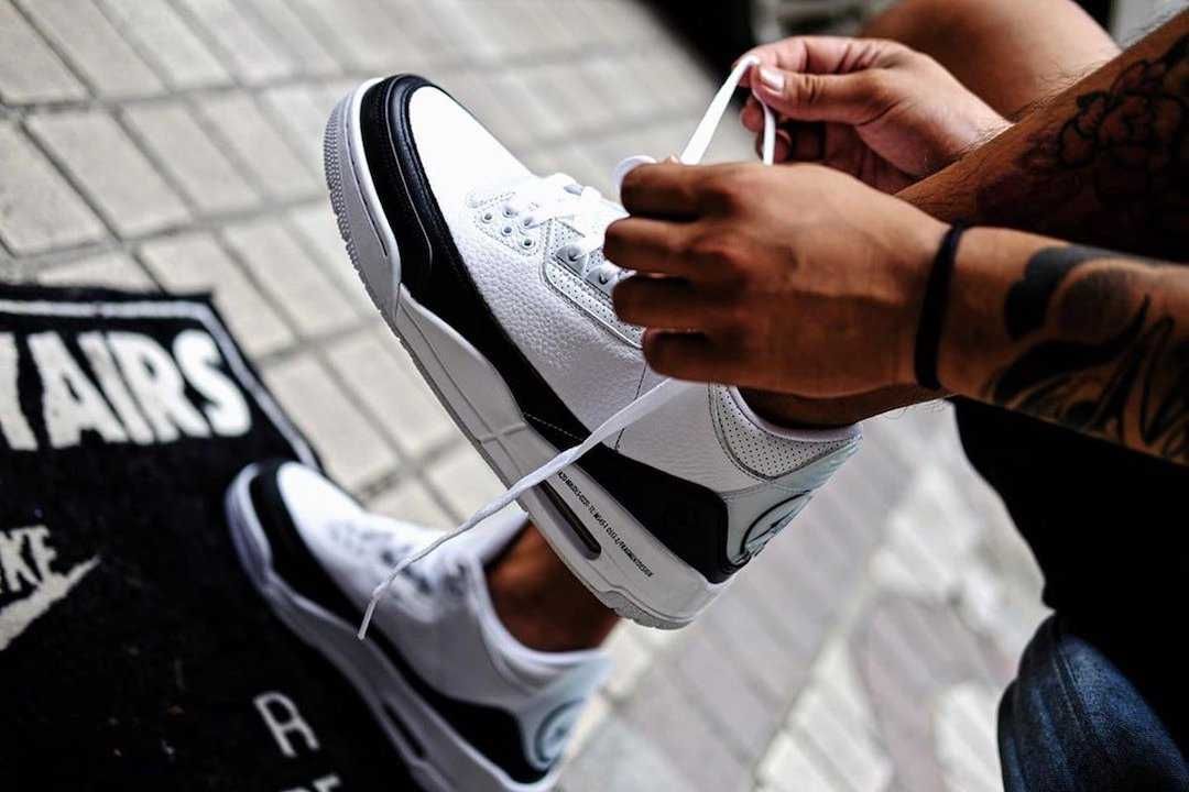 【スニダンで購入可】FRAGMENT ×  NIKE AIR JORDAN 3 "WHITE/BLACK" 抽選/定価/販売店舗まとめ 37枚目