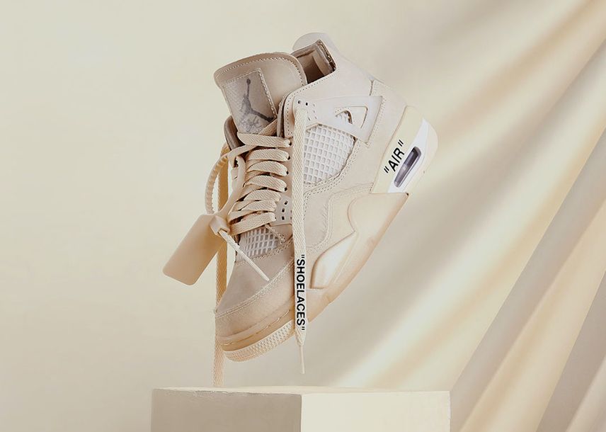 【スニダンで購入可】7/25発売 OFF-WHITE × NIKE WMNS AIR JORDAN 4 SP WMNS "SAIL" 抽選/定価/販売店舗まとめ