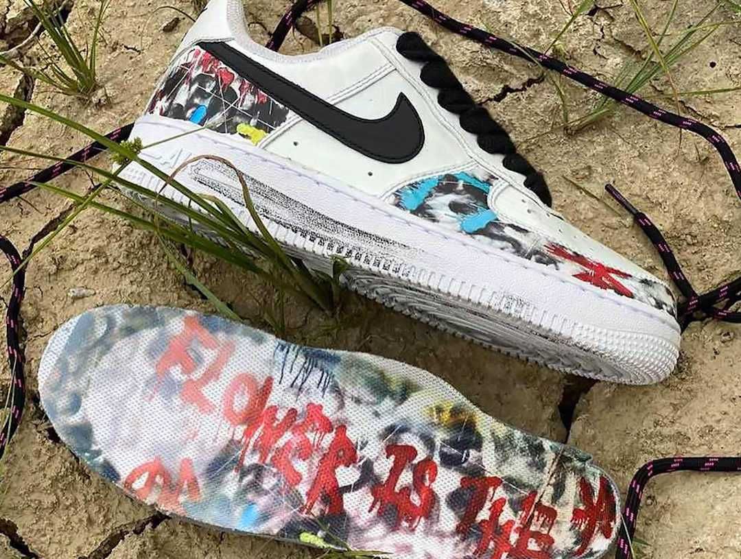 【スニダンで購入可】PEACEMINUSONE × NIKE AIR FORCE 1 "PARA NOISE WHITE/BLACK" 抽選/定価/販売店舗まとめ 35枚目