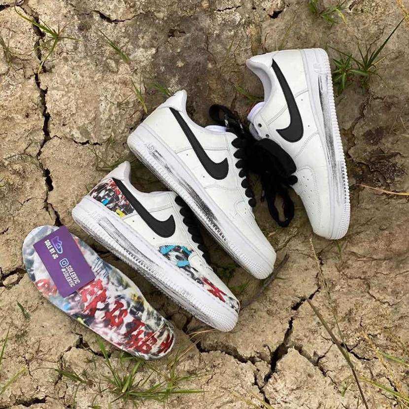 【スニダンで購入可】PEACEMINUSONE × NIKE AIR FORCE 1 "PARA NOISE WHITE/BLACK" 抽選/定価/販売店舗まとめ 33枚目