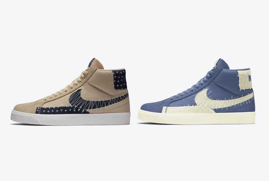 【スニダンで購入可】8/1発売 NIKE SB ZOOM BLAZER MID PREMIUM "SASHIKO" 2COLORS 抽選/定価/販売店舗まとめ