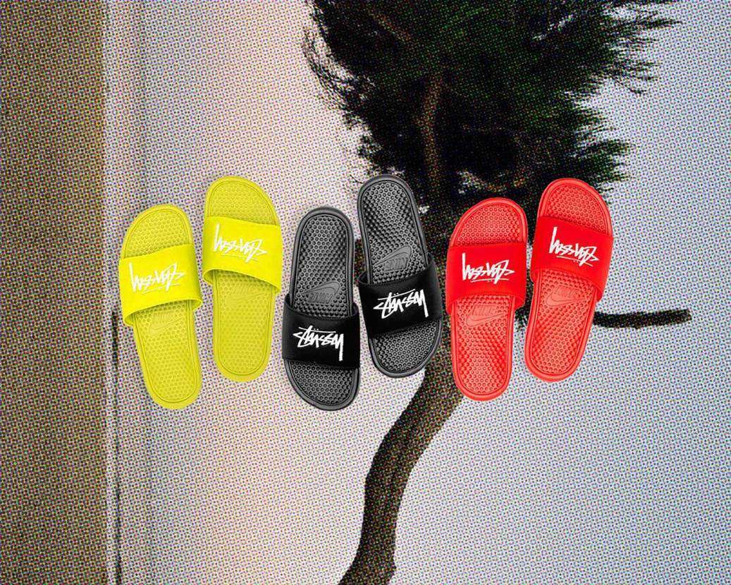 【販売リンクあり】7/24/発売 STUSSY × NIKE AIR ZOOM KUKINI / BENASSI 抽選/定価/販売店舗まとめ 2枚目