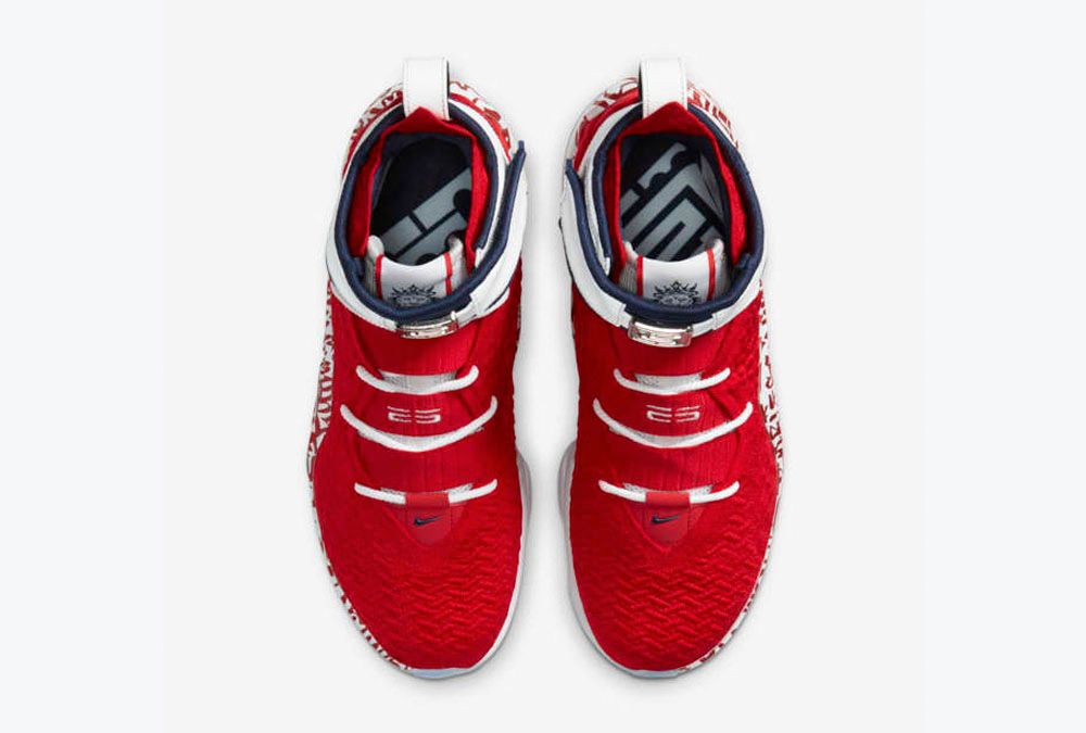 【販売リンクあり】8/1発売 NIKE LEBRON 17 "GRAFFITI FIRE RED" 抽選/定価/販売店舗まとめ 3枚目