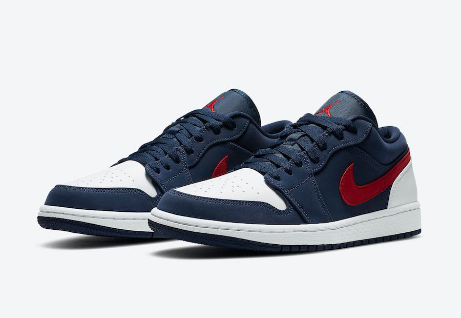 【販売リンクあり】8/1 NIKE AIR JORDAN 1 LOW SE "NAVY/RED" 抽選/定価/販売店舗まとめ 2枚目
