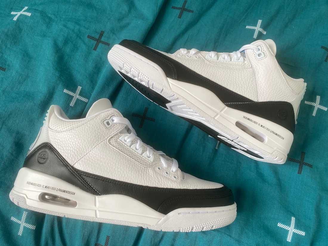 【スニダンで購入可】FRAGMENT ×  NIKE AIR JORDAN 3 "WHITE/BLACK" 抽選/定価/販売店舗まとめ 28枚目