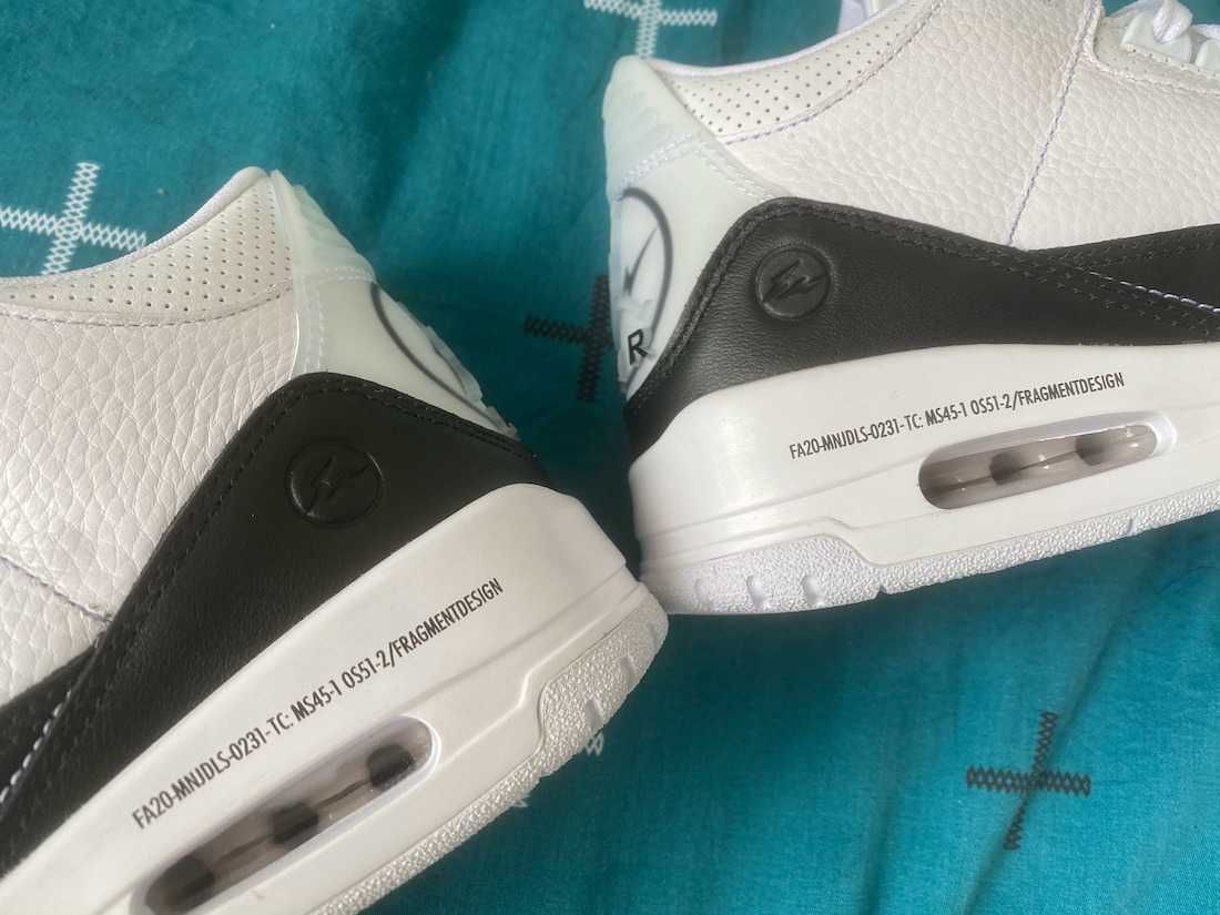 【スニダンで購入可】FRAGMENT ×  NIKE AIR JORDAN 3 "WHITE/BLACK" 抽選/定価/販売店舗まとめ 31枚目