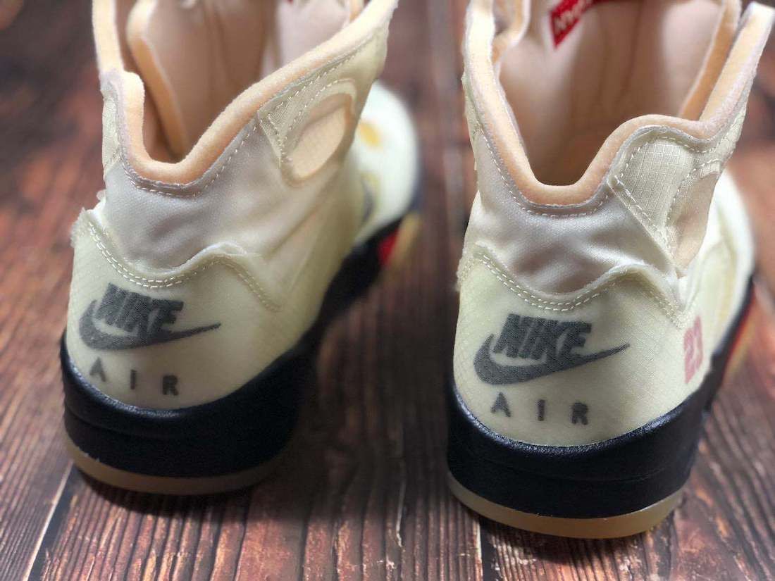 【スニダンで購入可】OFF-WHITE × NIKE AIR JORDAN 5 "SAIL" 抽選/定価/販売店舗まとめ 44枚目