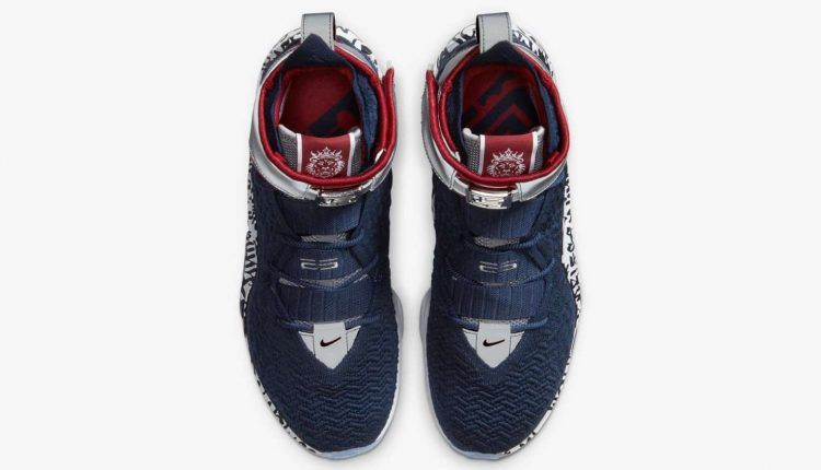 【販売リンクあり】8/11発売  NIKE LEBRON 17 "GRAFFITI COLD BLUE" 抽選/定価/販売店舗まとめ 4枚目