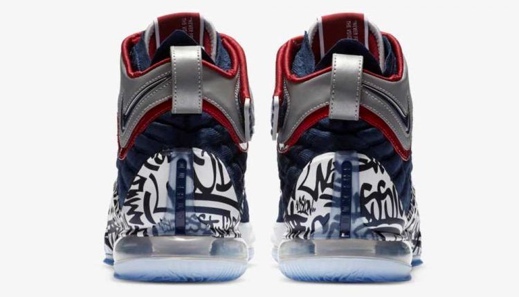 【販売リンクあり】8/11発売  NIKE LEBRON 17 "GRAFFITI COLD BLUE" 抽選/定価/販売店舗まとめ 5枚目