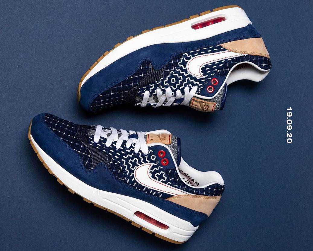 【9/19発売】DENHAM × NIKE AIR MAX 1 抽選/定価/販売店舗まとめ