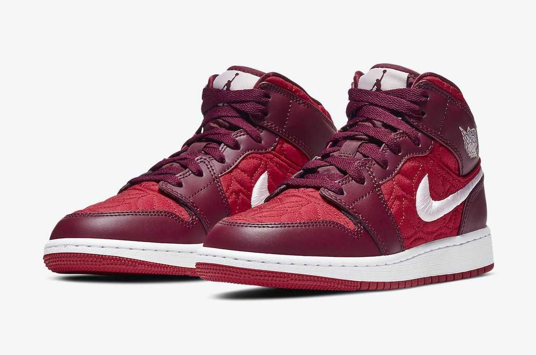 【近日発売】NIKE AIR JORDAN 1 MID GS "RED QUILT” 抽選/定価/販売店舗まとめ