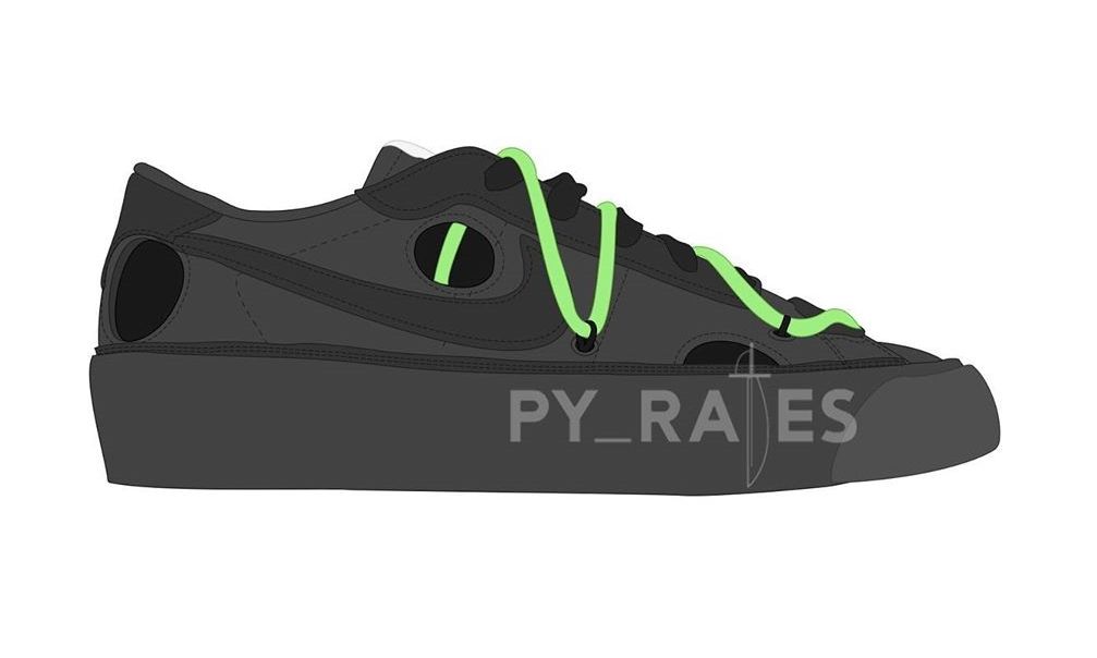 【2021夏発売】OFF-WHITE × NIKE BLAZER LOW "BLACK/GREEN" 抽選/定価/販売店舗まとめ