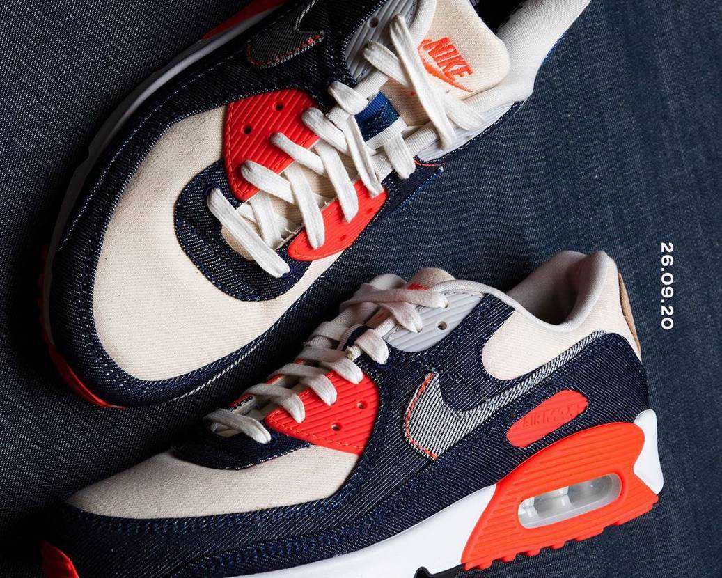 【9/26発売】DENHAM × NIKE AIR MAX 90 "INFRARED" 抽選/定価/販売店舗まとめ