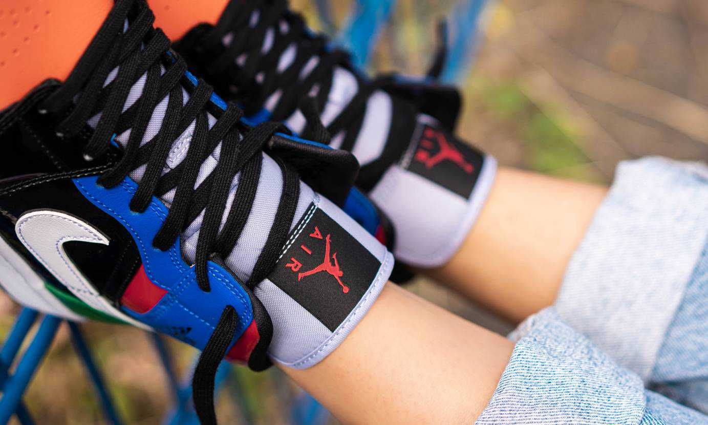 【販売リンクあり】9/1発売 NIKE WMNS AIR JORDAN 1 MID "PATENT BLEND" 抽選/定価/販売店舗まとめ 3枚目