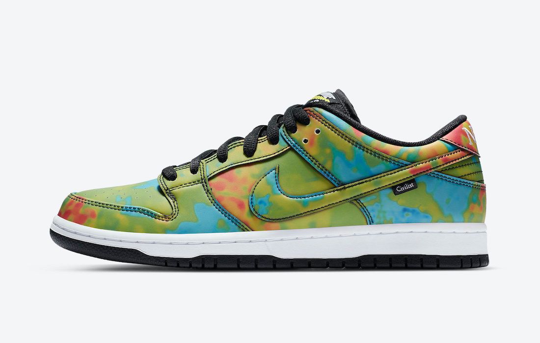【スニダンで購入可】8/29発売 CIVILIST × NIKE SB DUNK LOW "THERMOGRAPHY" 抽選/定価/販売店舗まとめ 2枚目
