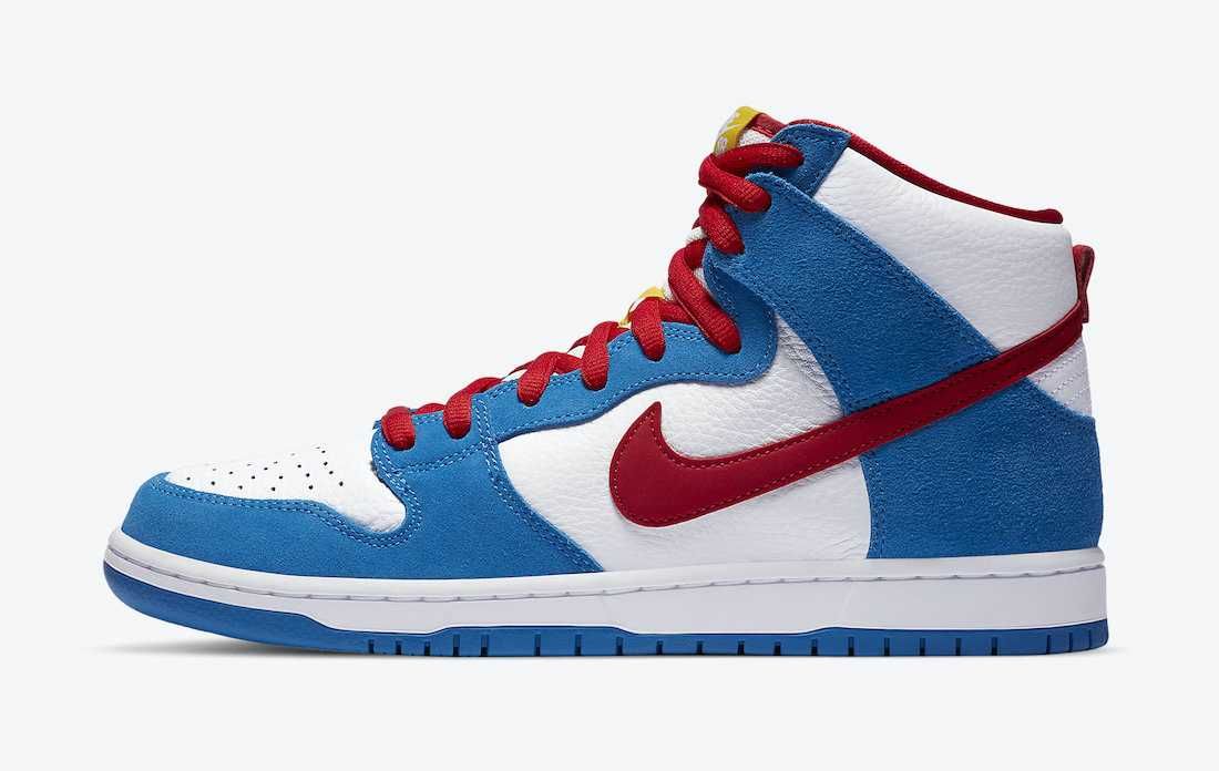 【スニダンで購入可】NIKE SB DUNK HIGH "DORAEMON" 抽選/定価/販売店舗まとめ 2枚目