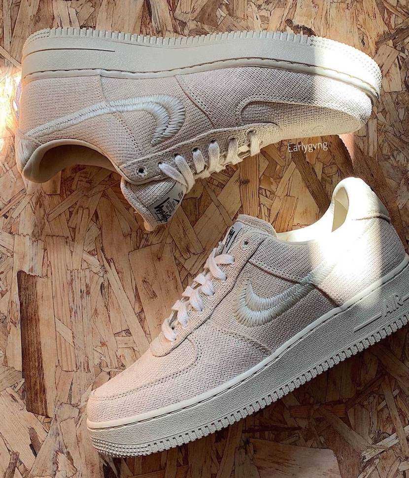 【スニダンで購入可】STUSSY × NIKE AIR FORCE 1 LOW 2COLORS 抽選/定価/販売店舗まとめ 63枚目