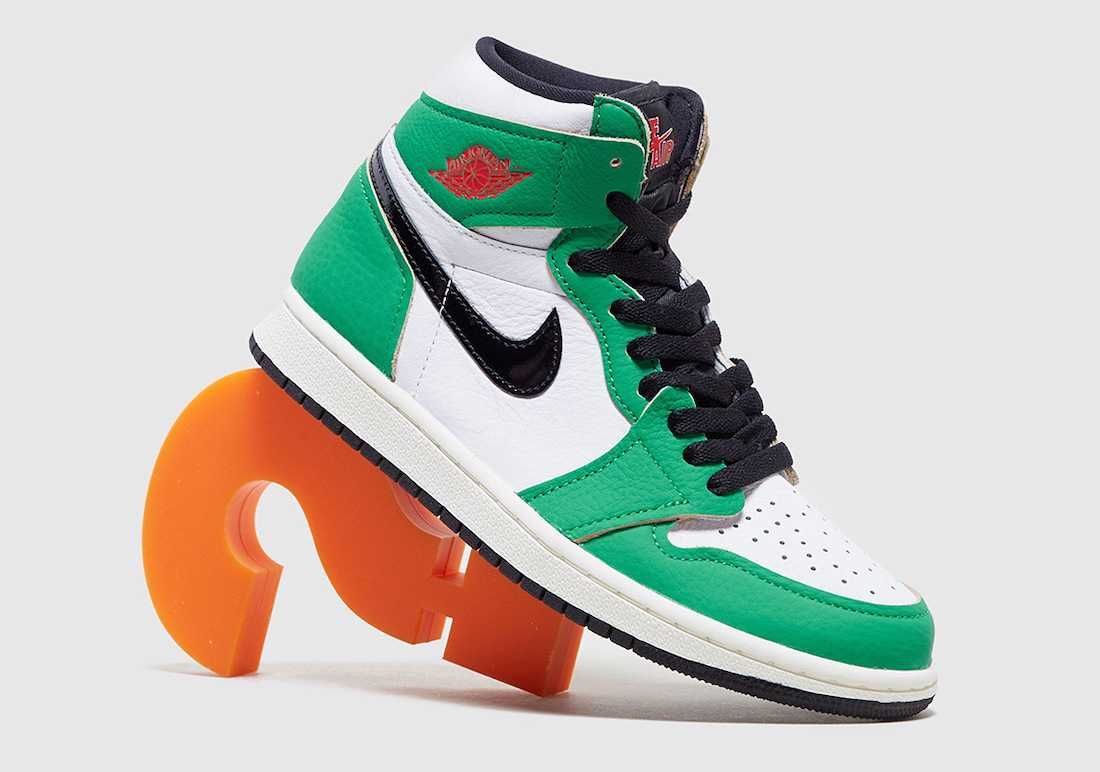 【スニダンで購入可】NIKE AIR JORDAN 1 HIGH OG LUCKY GREEN/WHITE-SAIL-BLACK  抽選/定価/販売店舗まとめ 7枚目