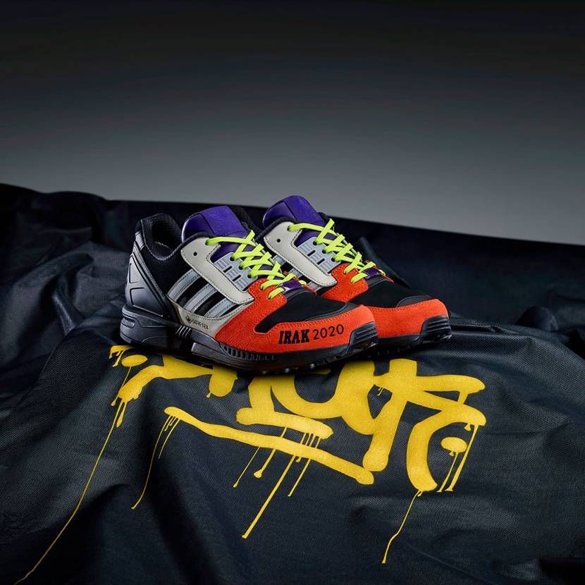 【販売リンクあり】9/4発売 IRAK × ADIDAS A-ZX ZX 8000 抽選/定価/販売店舗まとめ 3枚目