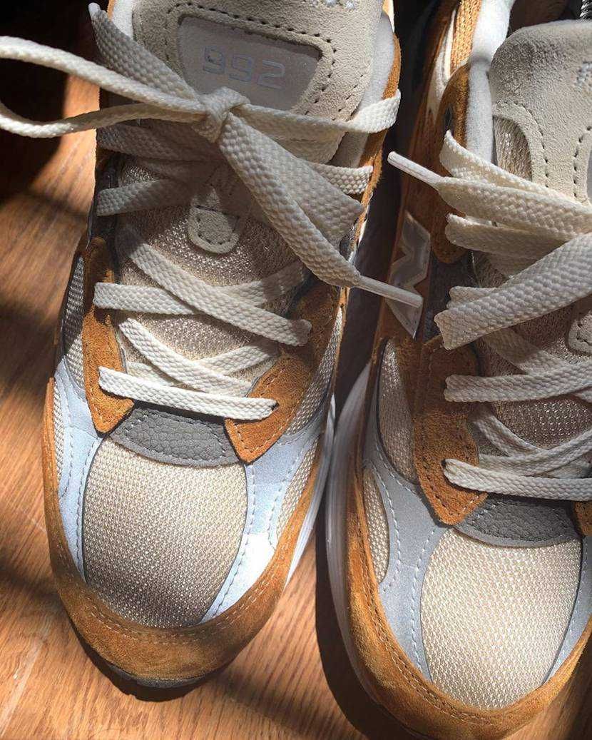 【9/12海外発売】PACKER SHOES × NEW BALANCE 992 "BROWN" 抽選/定価/販売店舗まとめ 5枚目