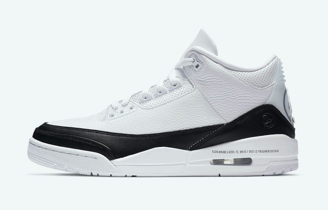 【スニダンで購入可】FRAGMENT ×  NIKE AIR JORDAN 3 "WHITE/BLACK" 抽選/定価/販売店舗まとめ 8枚目