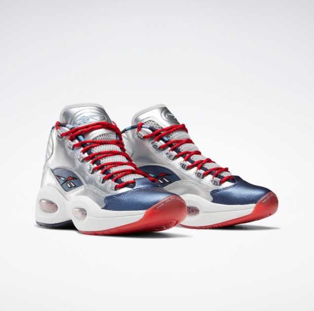 【スニダンで購入可】9/4発売 REEBOK HARDEN QUESTION MID SHOES "MATTE SILVER" 抽選/定価/販売店舗まとめ 4枚目