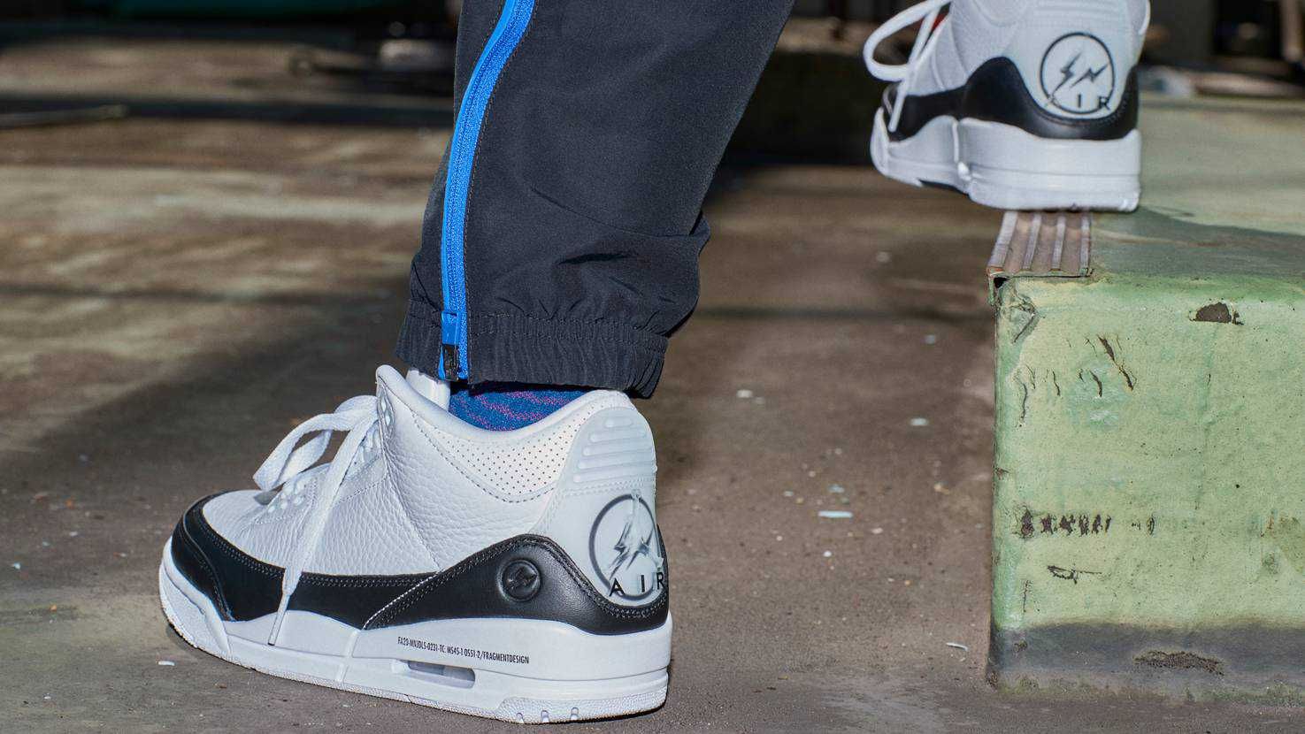 【スニダンで購入可】FRAGMENT ×  NIKE AIR JORDAN 3 "WHITE/BLACK" 抽選/定価/販売店舗まとめ 4枚目