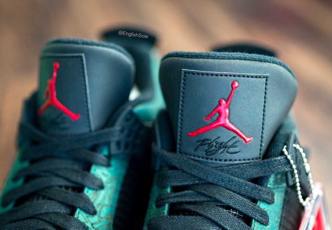 【リーク】NIKE AIR JORDAN 4 "GREEN LASER" 抽選/定価/販売店舗まとめ 3枚目