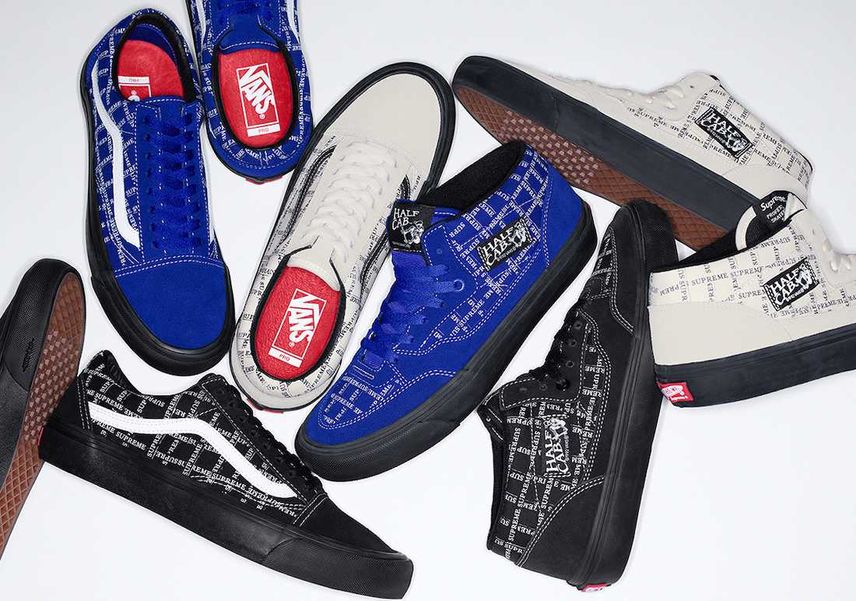 【9/12発売】SUPREME × VANS OLD SKOOL HALF CAB 抽選/定価/販売店舗まとめ