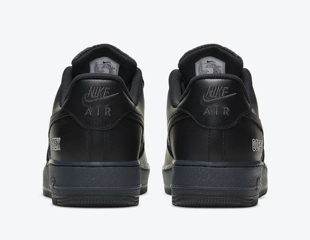 【スニダンで購入可】NIKE AIR FORCE 1 GORE-TEX "BLACK" 抽選/定価/販売店舗まとめ 5枚目