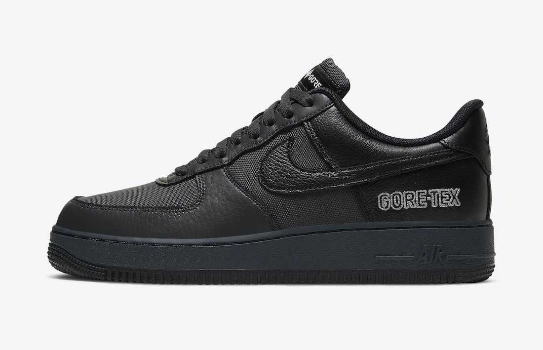 【スニダンで購入可】NIKE AIR FORCE 1 GORE-TEX "BLACK" 抽選/定価/販売店舗まとめ 2枚目