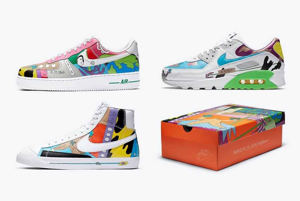 【スニダンで購入可】9/24発売 RUOHAN WANG × NIKE 3TYPES 抽選/定価/販売店舗まとめ 2枚目