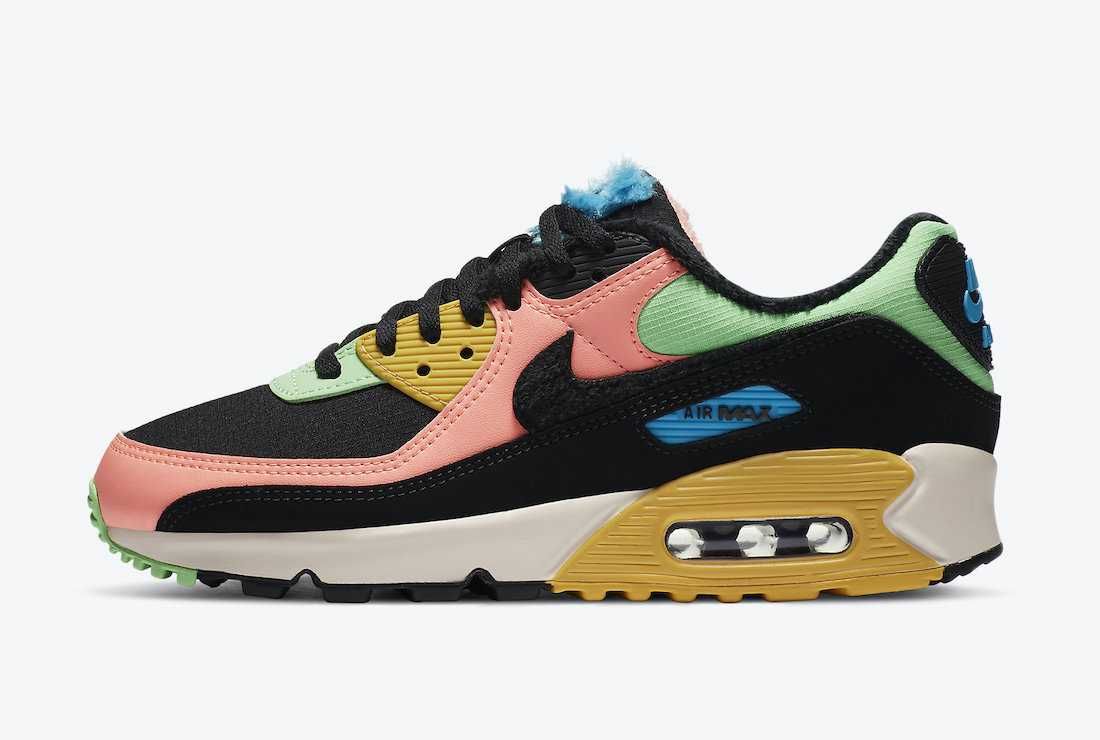 【近日発売】Nike Wmns Air Max 90 "Atomic Pink Solar Flare" 抽選/定価/販売店舗まとめ 2枚目
