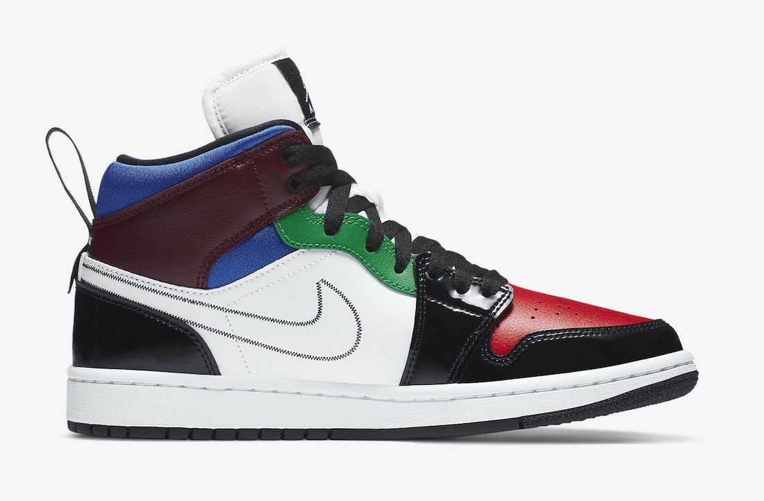 【スニダンで購入可】 NIKE WMNS AIR JORDAN 1 MID SE "MULTI COLOR" 抽選/定価/販売店舗まとめ 3枚目