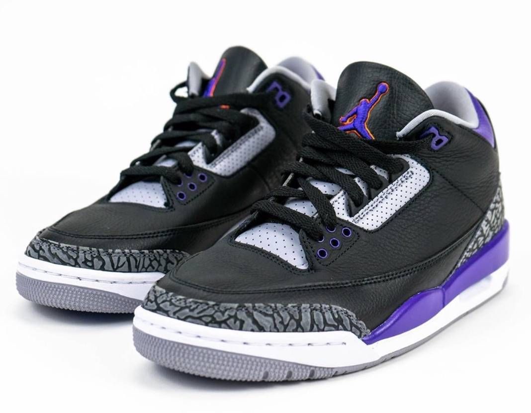 【スニダンで購入可】NIKE AIR JORDAN 3 "COURT PURPLE" 抽選/定価/販売店舗まとめ 9枚目