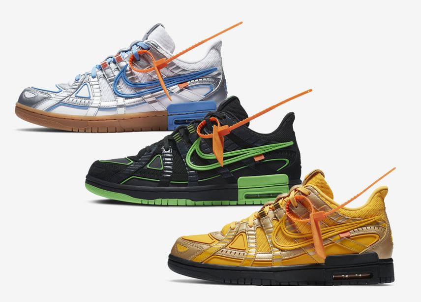 【スニダンで購入可】OFF-WHITE×NIKE AIR RUBBER DUNK 3COLORS 抽選/定価/販売店舗まとめ