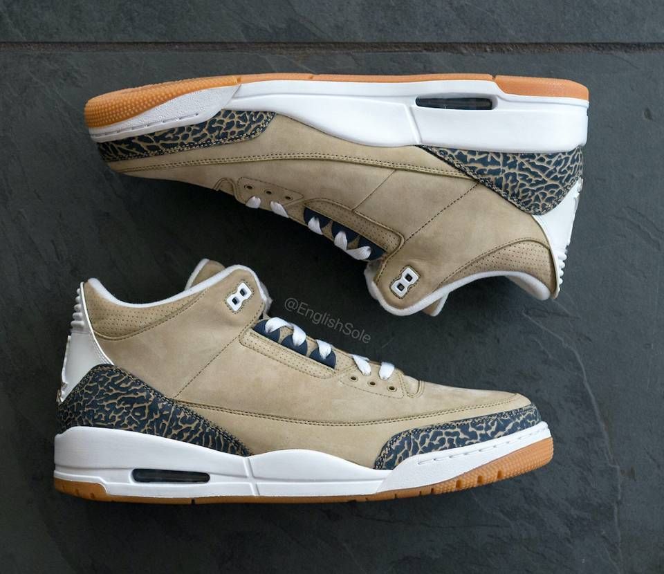 【リーク】NIKE AIR JORDAN 3 RETRO ”DENIM” ”KAHKI” 抽選/定価/販売店舗まとめ 10枚目