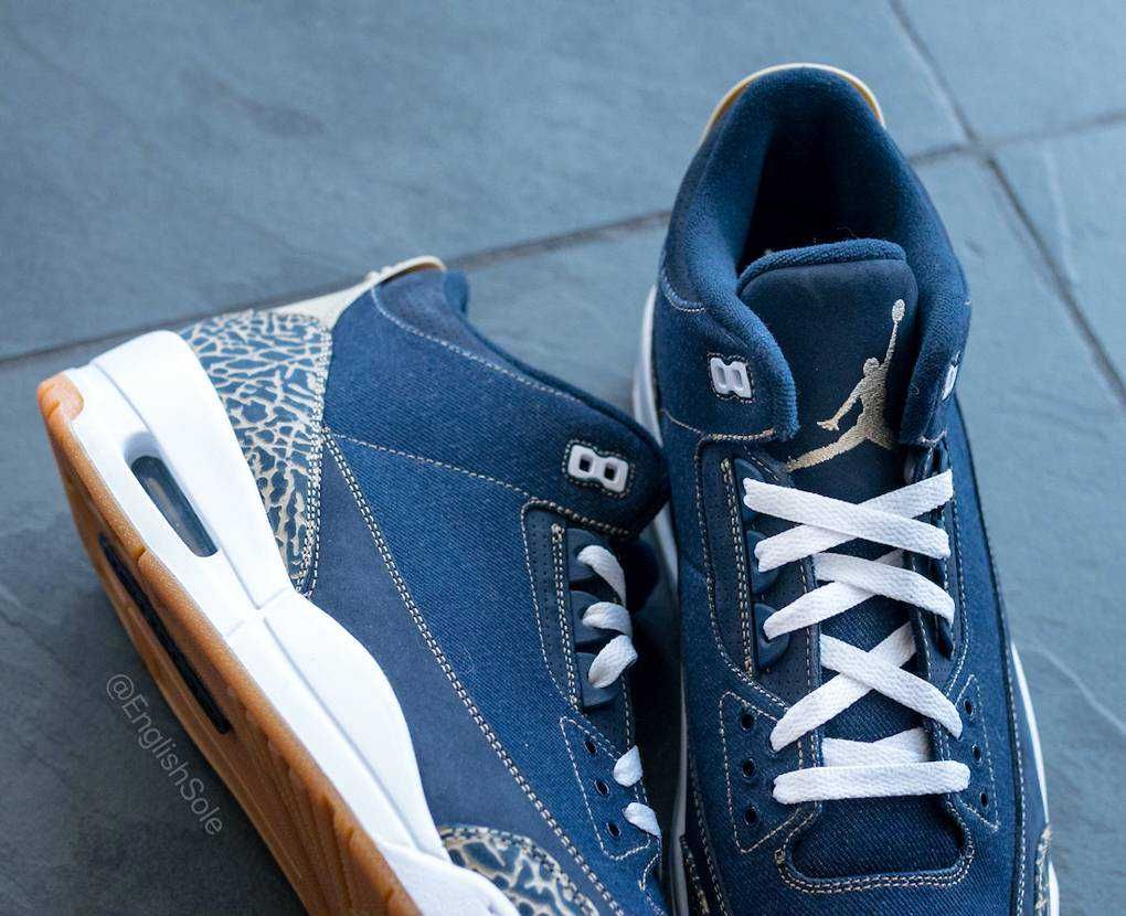 【リーク】NIKE AIR JORDAN 3 RETRO ”DENIM” ”KAHKI” 抽選/定価/販売店舗まとめ 4枚目