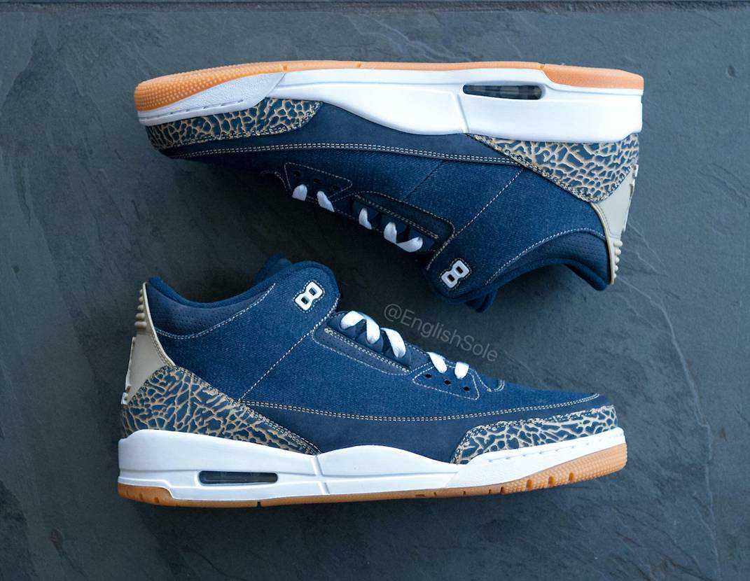【リーク】NIKE AIR JORDAN 3 RETRO ”DENIM” ”KAHKI” 抽選/定価/販売店舗まとめ 3枚目