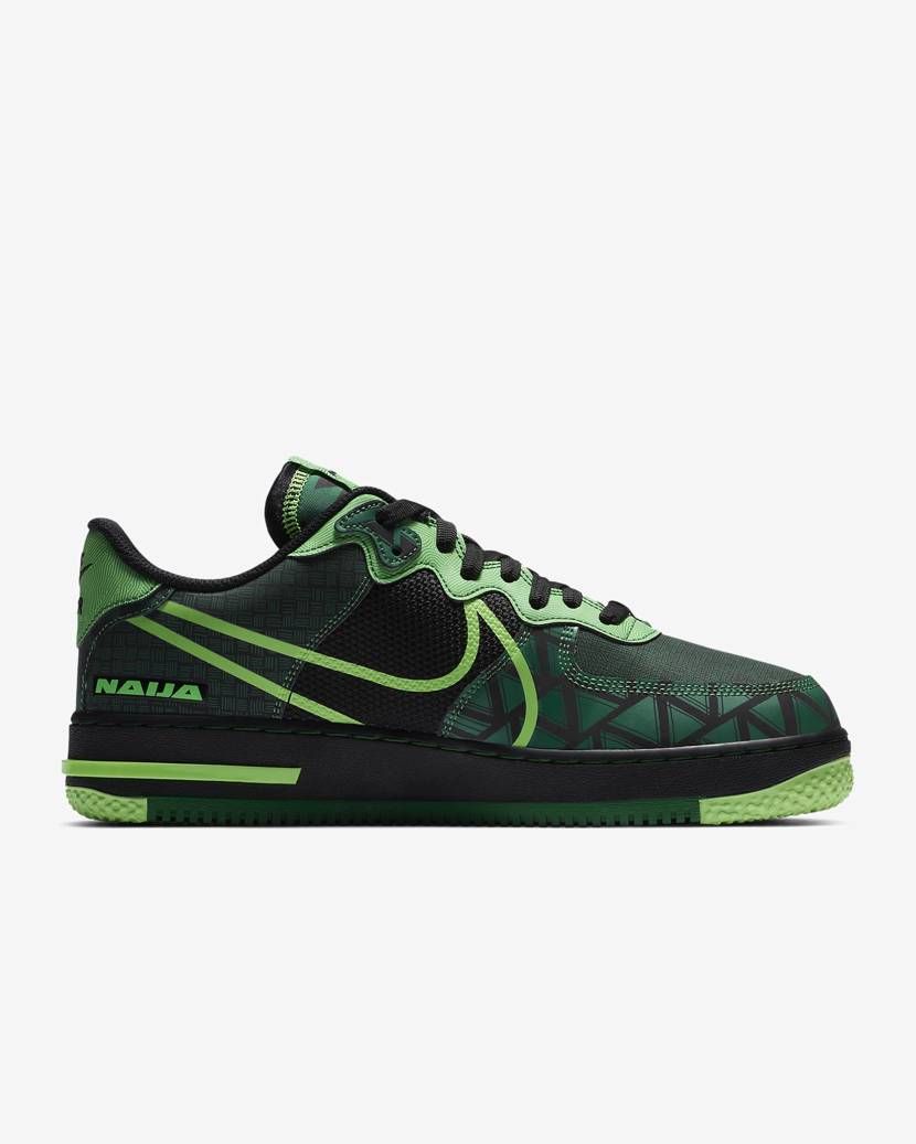 【スニダンで購入可】NIKE AIR FORCE 1 REACT LOW "NAIJA" 抽選/定価/販売店舗まとめ 4枚目